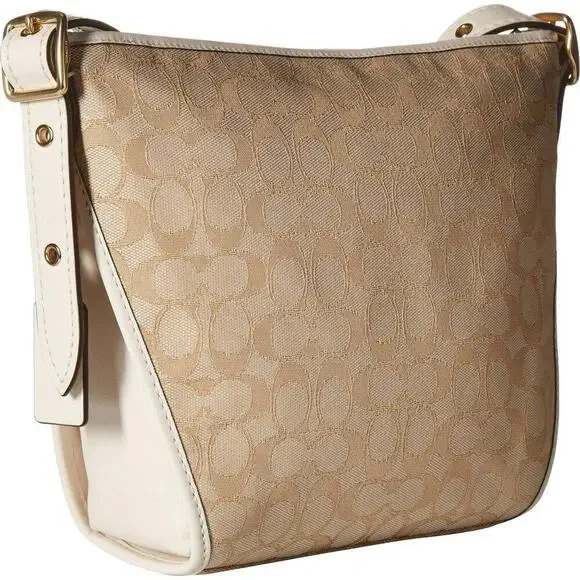 Coach Small Dufflette In Signature Jacquard - NWT (New) - Picture 4 of 8